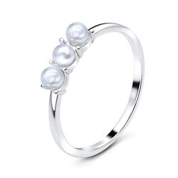 Pearl Silver Rings NSR-2909